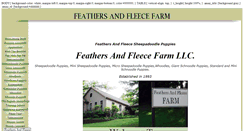 Desktop Screenshot of feathersandfleece.com